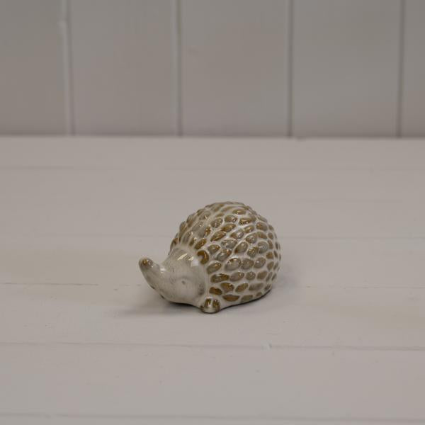 Beige Mottle Ceramic Hedgehog Decoration L9xD6xH5cm  Weight-110g