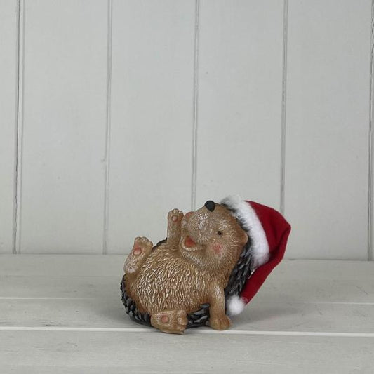 Polyresin hedgehog decoration size 9*10.5*6