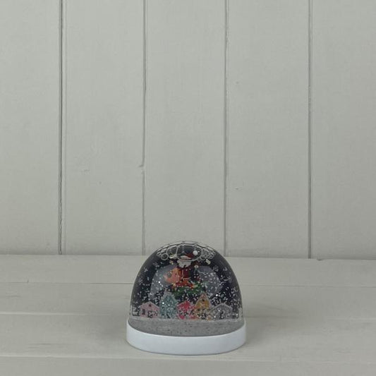 Snow Globe with Santa and Reindeer 9.2*6.8*6.8  Weight-210g