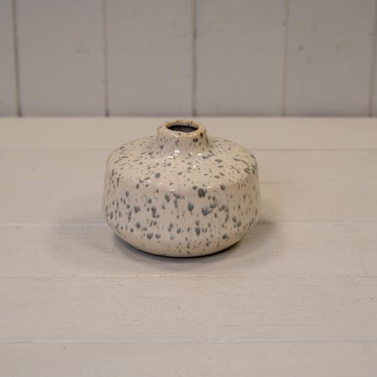 Speckled Ceramic Vase TD3.5xB8.5xH8.5cm