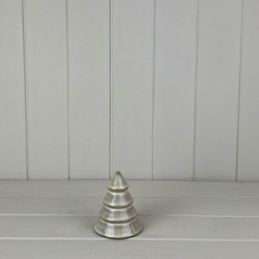 Glazed Ceramic Tree Decoration L7.5xD7.5xH9.5cm