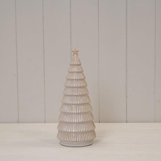 Glazed Ceramic Tree L10.1xW10.1xH25cm