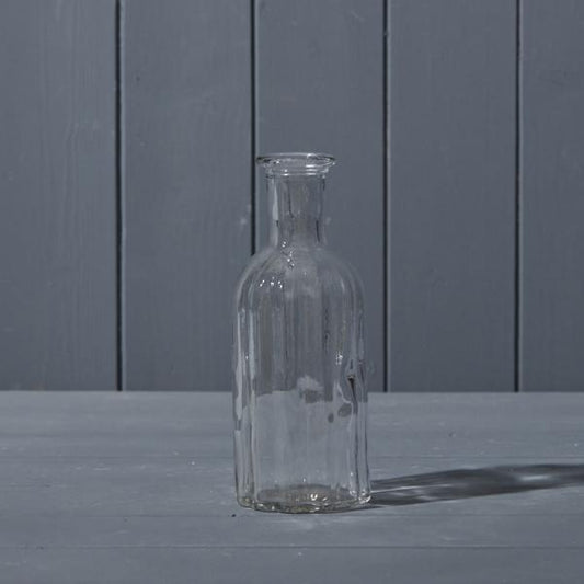 Clear Glass Bottle H19 x D7.5cm