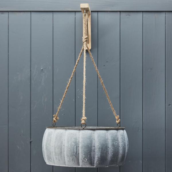 Set of Two Vintage Hanging Planters