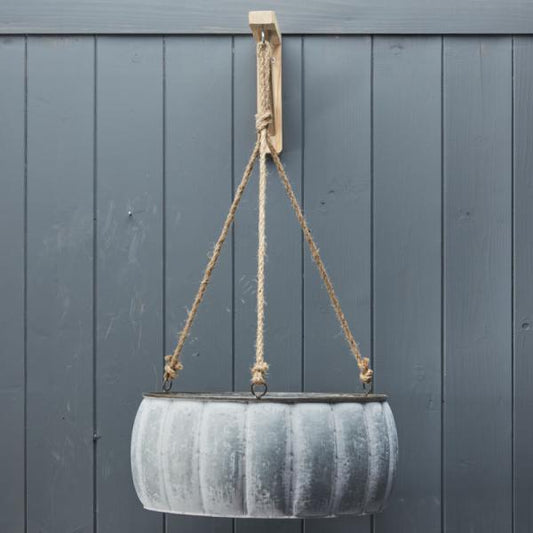 Set of Two Vintage Hanging Planters