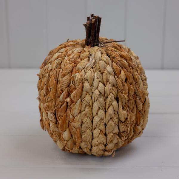 Wicker Pumpkin (18cm)