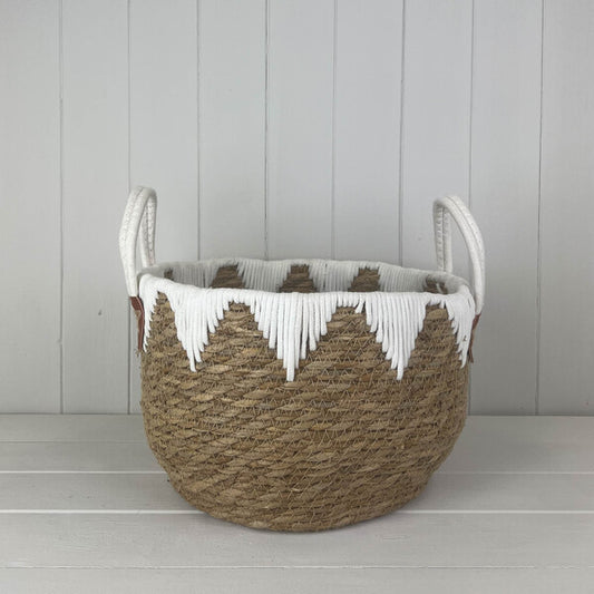 Round Storage Basket D32cm H22cm  Weight-623g