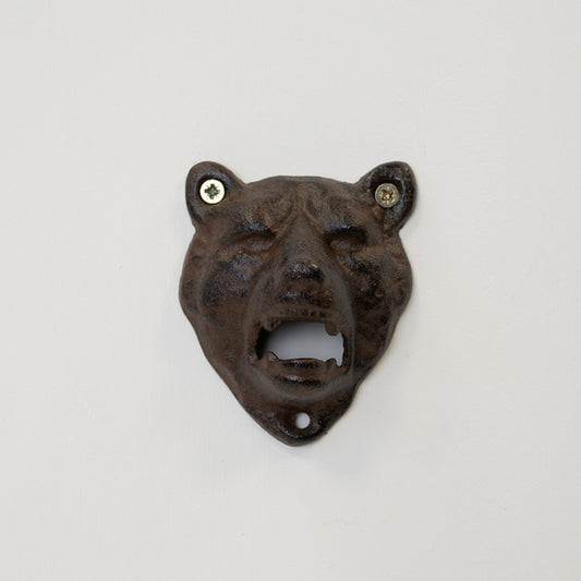 Cast iron bear bottle opener