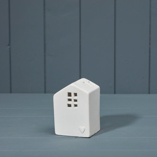 Ceramic Tealight House L7.4xW6.6xH10cm